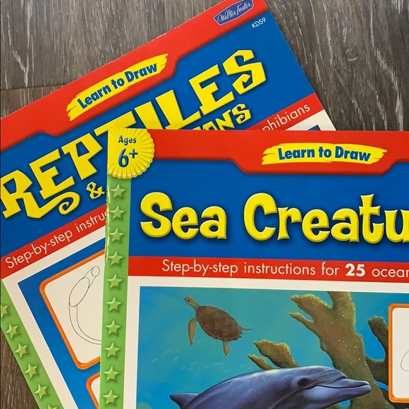 Set of 2 Learn to Draw Books - Picture 1 of 6